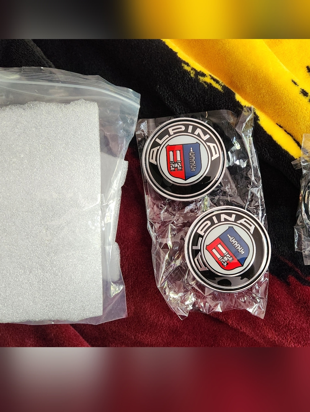 BRAND NEW BMW ALPINA EMBLEM WHEEL CENTERCAPS